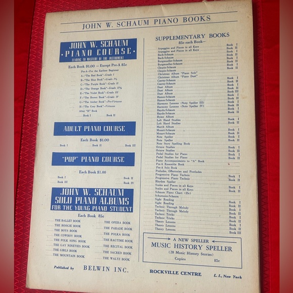 1945 John W Schaum Vintage Christmas Album Piano Book - Picture 2 of 8